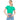 PLAYERA CROP BÁSICA MANGA CORTA PARA MUJER QUARRY