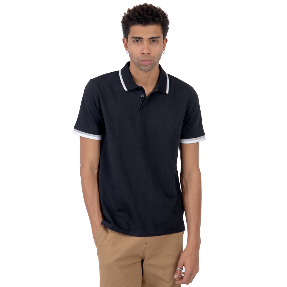 SET 2 PLAYERAS POLO PREMIUM CON CONTRASTE