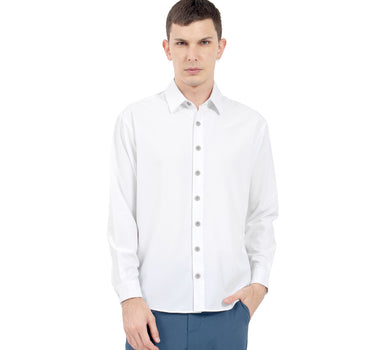 CAMISA PARA HOMBRE QUARRY DE NYLON MANGA LARGA LISA
