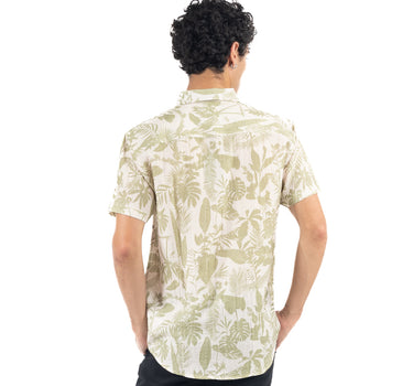 CAMISA PRIMAVERAL LONG FIT CON ESTAMPADO