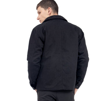 CHAMARRA PARA HOMBRE CON CUELLO PANA Y BOTONES QUARRY