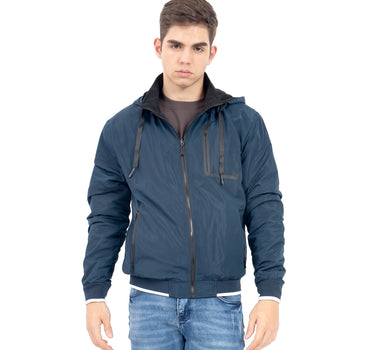 CHAMARRA PARA HOMBRE DOBLE VISTA SUDADERA CON CAPUCHA QUARRY