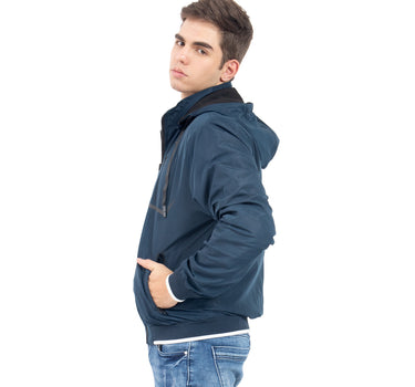 CHAMARRA PARA HOMBRE DOBLE VISTA SUDADERA CON CAPUCHA QUARRY