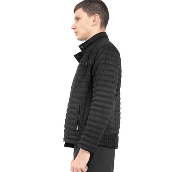 CHAMARRA PARA HOMBRE PUFF CUELLO ALTO CON CIERRES QUARRY