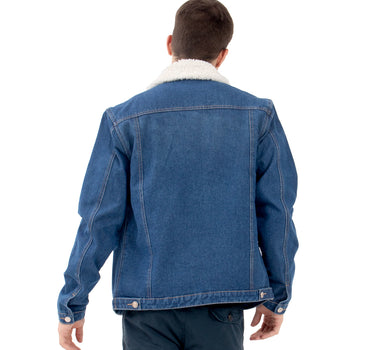 CHAMARRA PARA HOMBRE DENIM CON FORRO BORREGA QUARRY