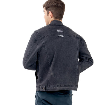 CHAMARRA PARA HOMBRE DENIM BÁSICA CON BORDADO QUARRY