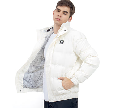 CHAMARRA PARA HOMBRE CON RELLENO Y CUELLO ALTO QUARRY