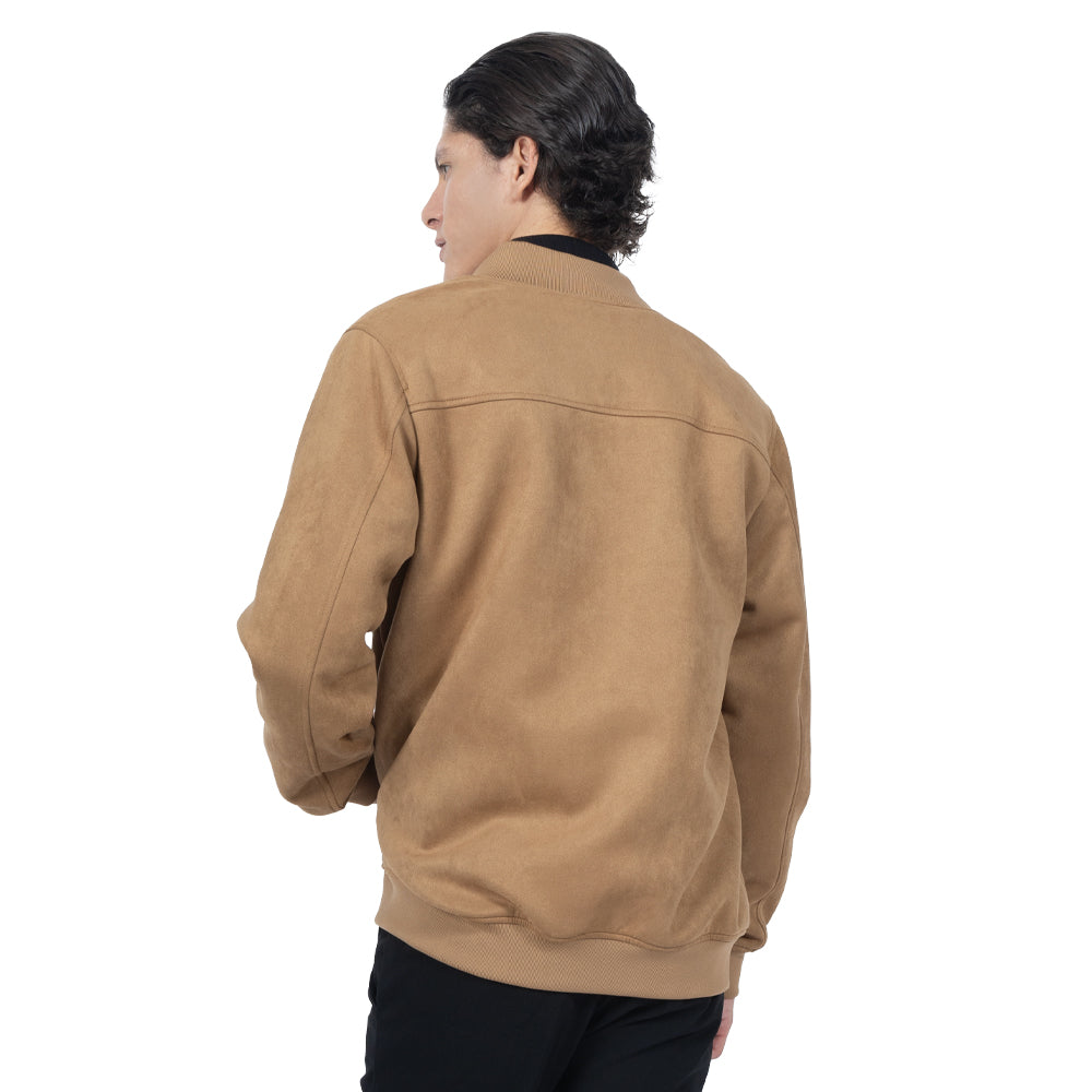 CHAMARRA BOMBER CON CIERRE
