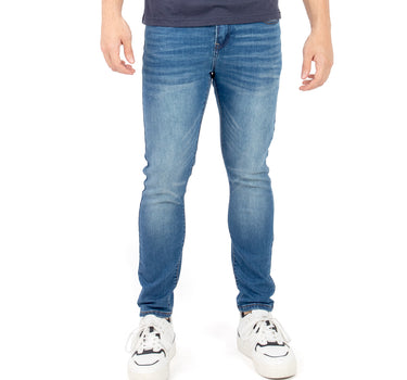 JEANS PARA HOMBRE SKINNY PREMIUM DESLAVADO QUARRY