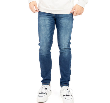 JEANS PARA HOMBRE PREMIUM SKINNY DESLAVADO QUARRY