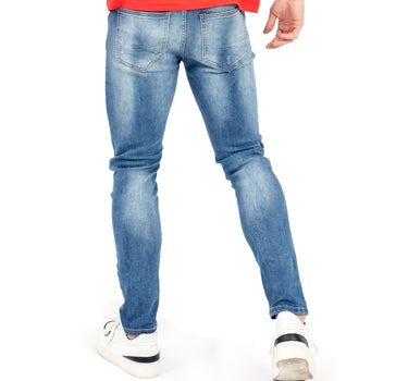 JEANS PARA HOMBRE SKINNY DESLAVADO PREMIUM QUARRY