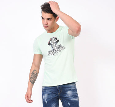 PLAYERA PARA HOMBRE QUARRY PLAY SF033 VR GRA