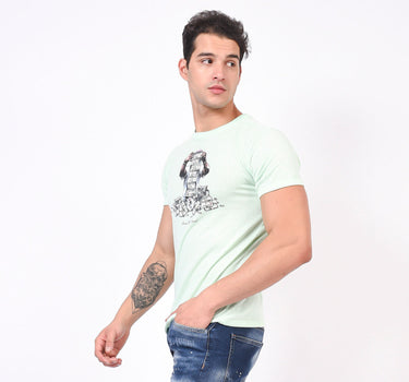 PLAYERA PARA HOMBRE QUARRY PLAY SF033 VR GRA