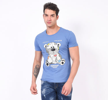 PLAYERA PARA HOMBRE QUARRY PLAY ESTAMPADA AZ XGD