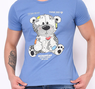 PLAYERA PARA HOMBRE QUARRY PLAY ESTAMPADA AZ XGD