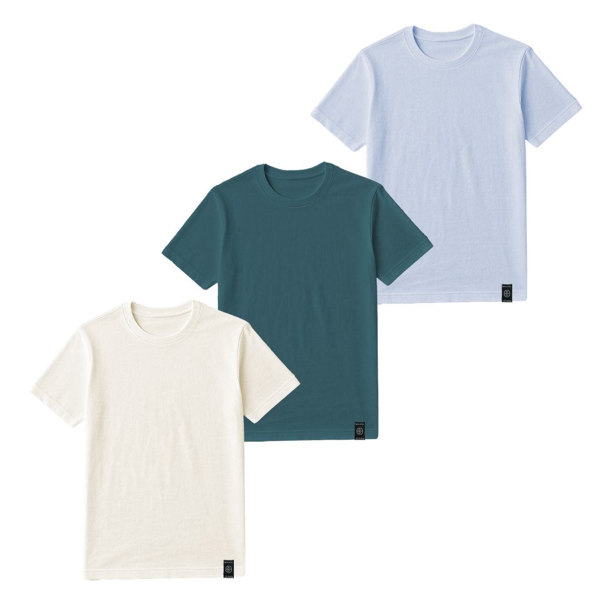 PACK 3 PLAYERAS MANGA CORTA SLIM FIT BÁSICA
