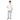 Playera con Cuello Mao para Hombre Quarry #color_blanco
