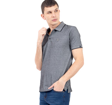 PLAYERA POLO PARA HOMBRE CON TEXTURA LUREX QUARRY