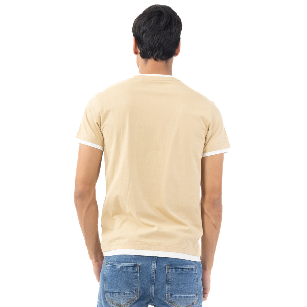 PLAYERA EFECTO DOBLE PRENDA