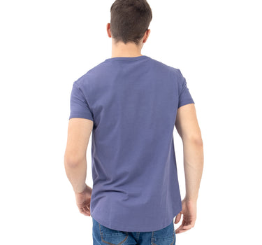 PLAYERA PARA HOMBRE LONG FIT LISA BÁSICA MANGA CORTA QUARRY