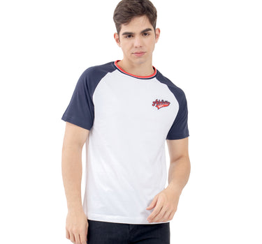 PLAYERA PARA HOMBRE BEISBOLERA MANGA CORTA C/BORDADO QUARRY