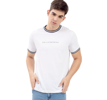 PLAYERA PARA HOMBRE RIB RAYAS CUELLO Y PUÑOS QUARRY