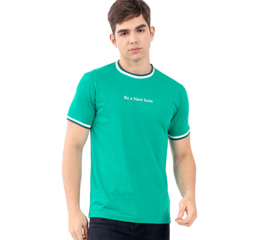 PLAYERA PARA HOMBRE ESTAMPADO BE A NEW ICON QUARRY