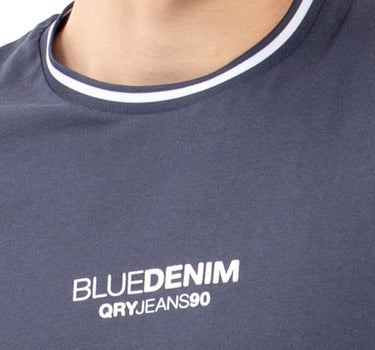 PLAYERA PARA HOMBRE ESTAMPADO BLUE DENIM QUARRY