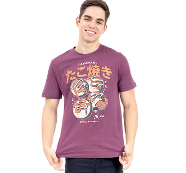 PLAYERA PARA HOMBRE ESTAMPADO TAKOYAKI QUARRY