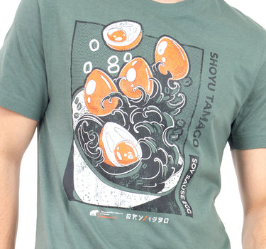 PLAYERA PARA HOMBRE ESTAMPADO SHOYU TAMAGO QUARRY