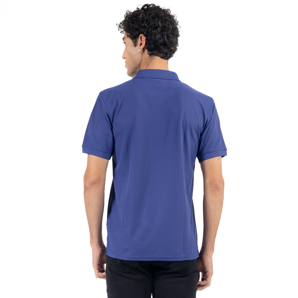 PLAYERA POLO BÁSICA ESTILO DEPORTIVA CON ESTAMPADO QJ