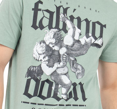 PLAYERA PARA HOMBRE ESTAMPADO FALLING DOWN QUARRY