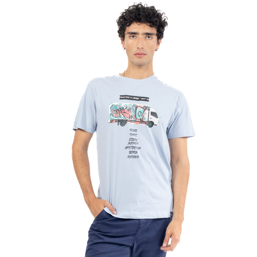 PLAYERA ESTAMPADO MODERNO URBANO