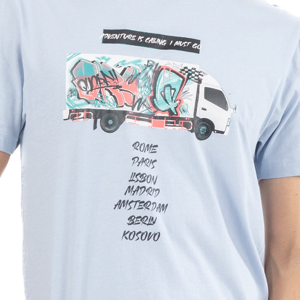 PLAYERA ESTAMPADO MODERNO URBANO