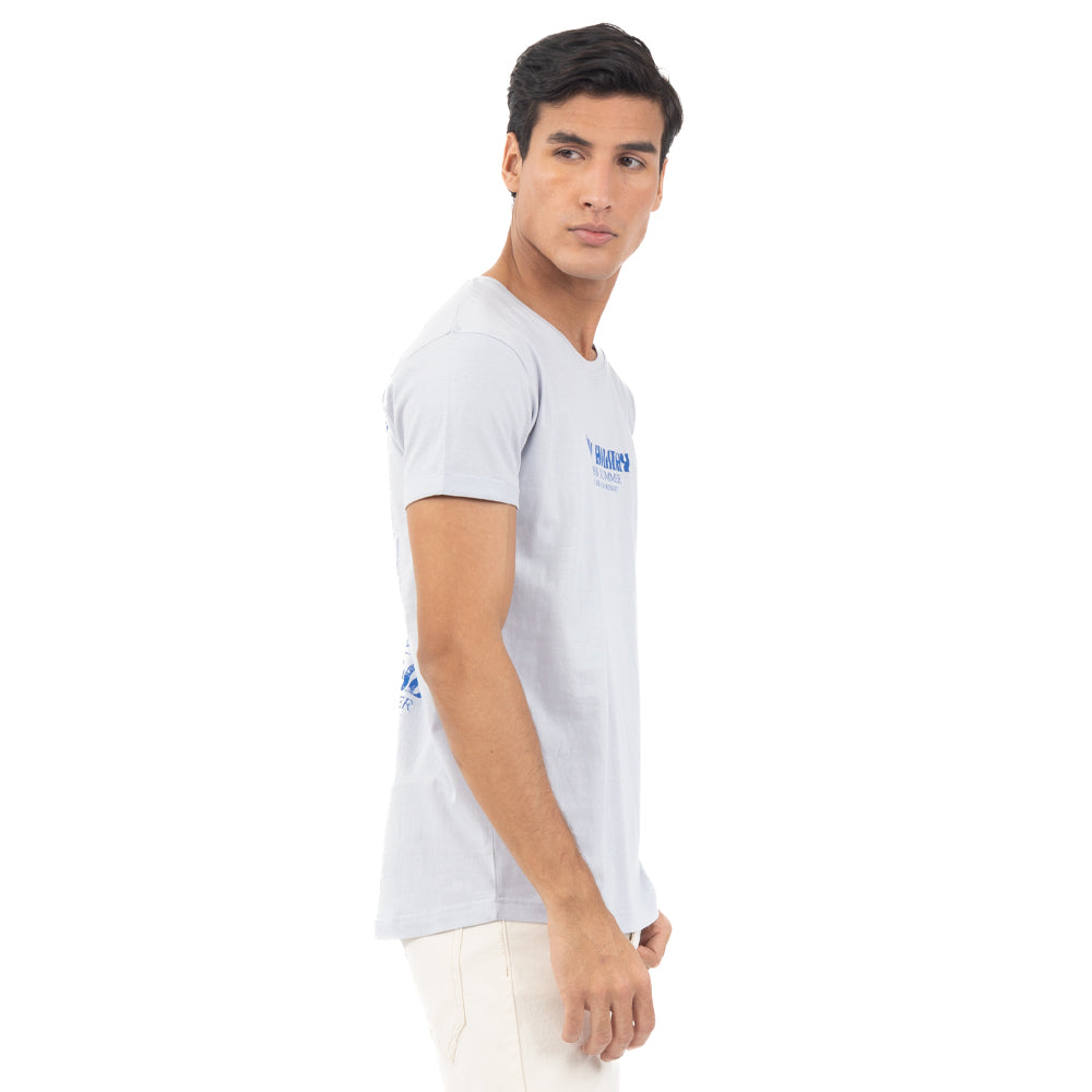 PLAYERA LONG FIT ESTAMPADA ENJOY HOLIDAY