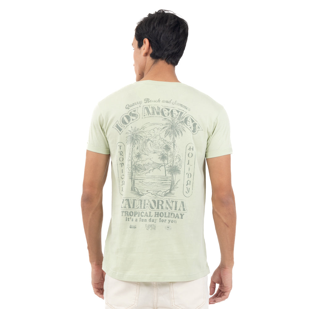 PLAYERA LONG FIT ESTAMPADA CALIFORNIA