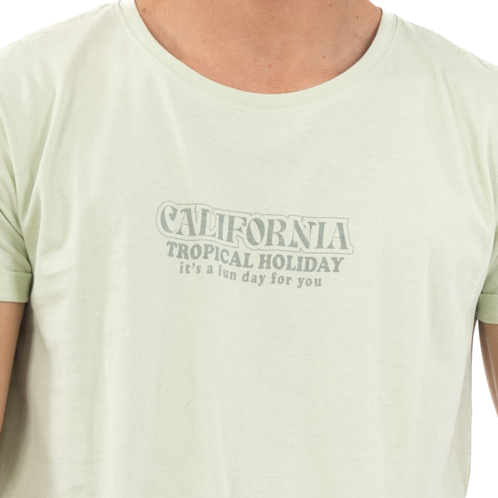 PLAYERA LONG FIT ESTAMPADA CALIFORNIA