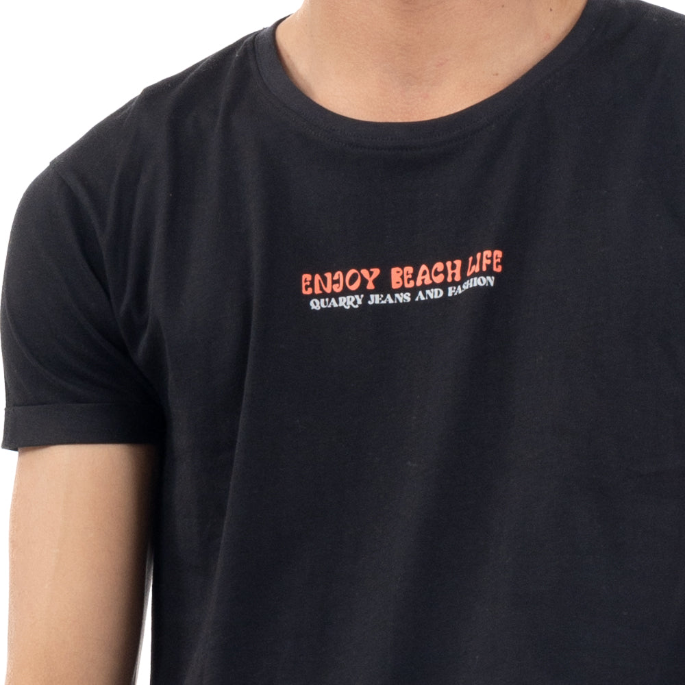 PLAYERA LONG FIT ESTAMPADA ENHOY BEACH LIFE