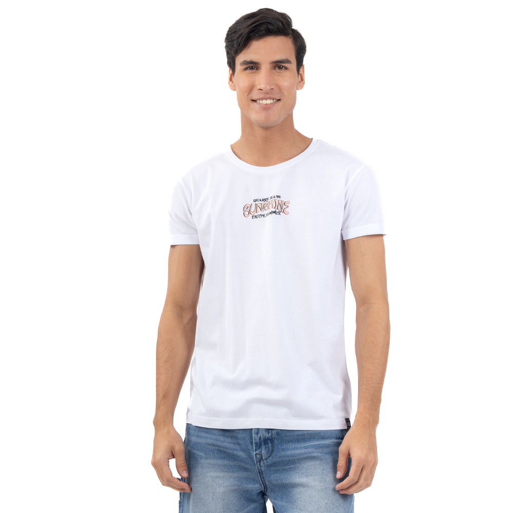 PLAYERA LONG FIT ESTAMPADA SUNSHINE