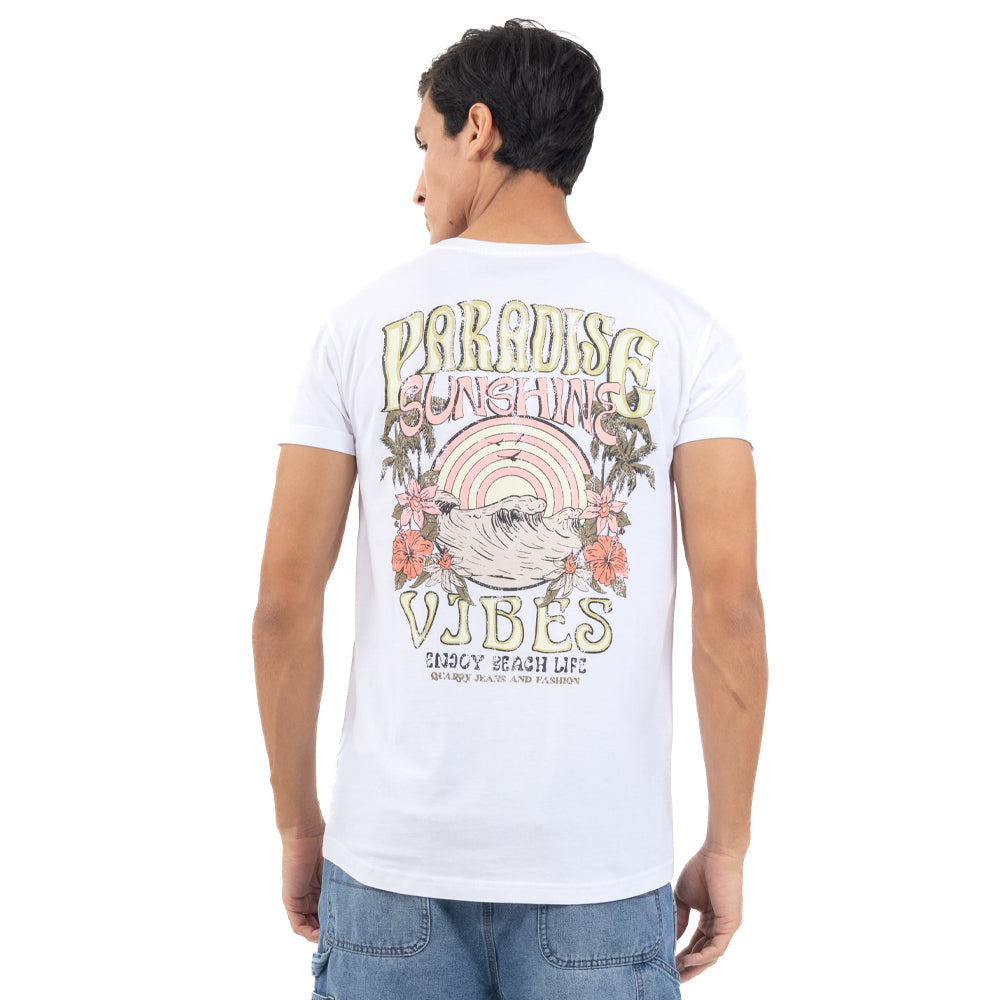 PLAYERA LONG FIT ESTAMPADA SUNSHINE