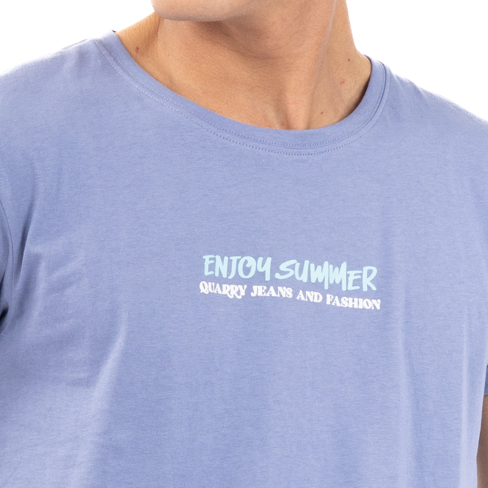 PLAYERA LONG FIT ESTAMPADA ENJOY SUMMER