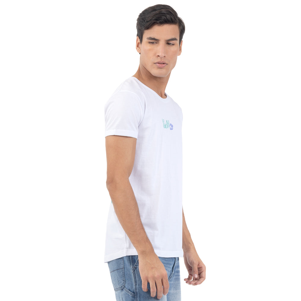 PLAYERA LONG FIT ESTAMPADA WE ALL GROW