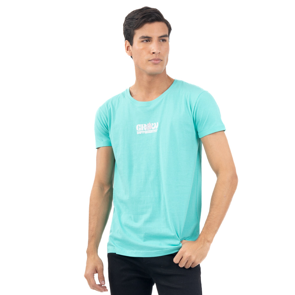 PLAYERA LONG FIT ESTAMPADA GROW DIFFERENTLY