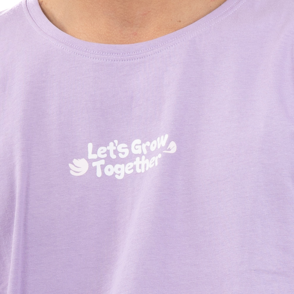 PLAYERA LONG FIT ESTAMPADA LET´S GROW TOGETHER