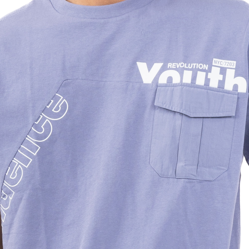 PLAYERA BOX FIT ESTAPADO FASHION CON TAPA FRONTAL