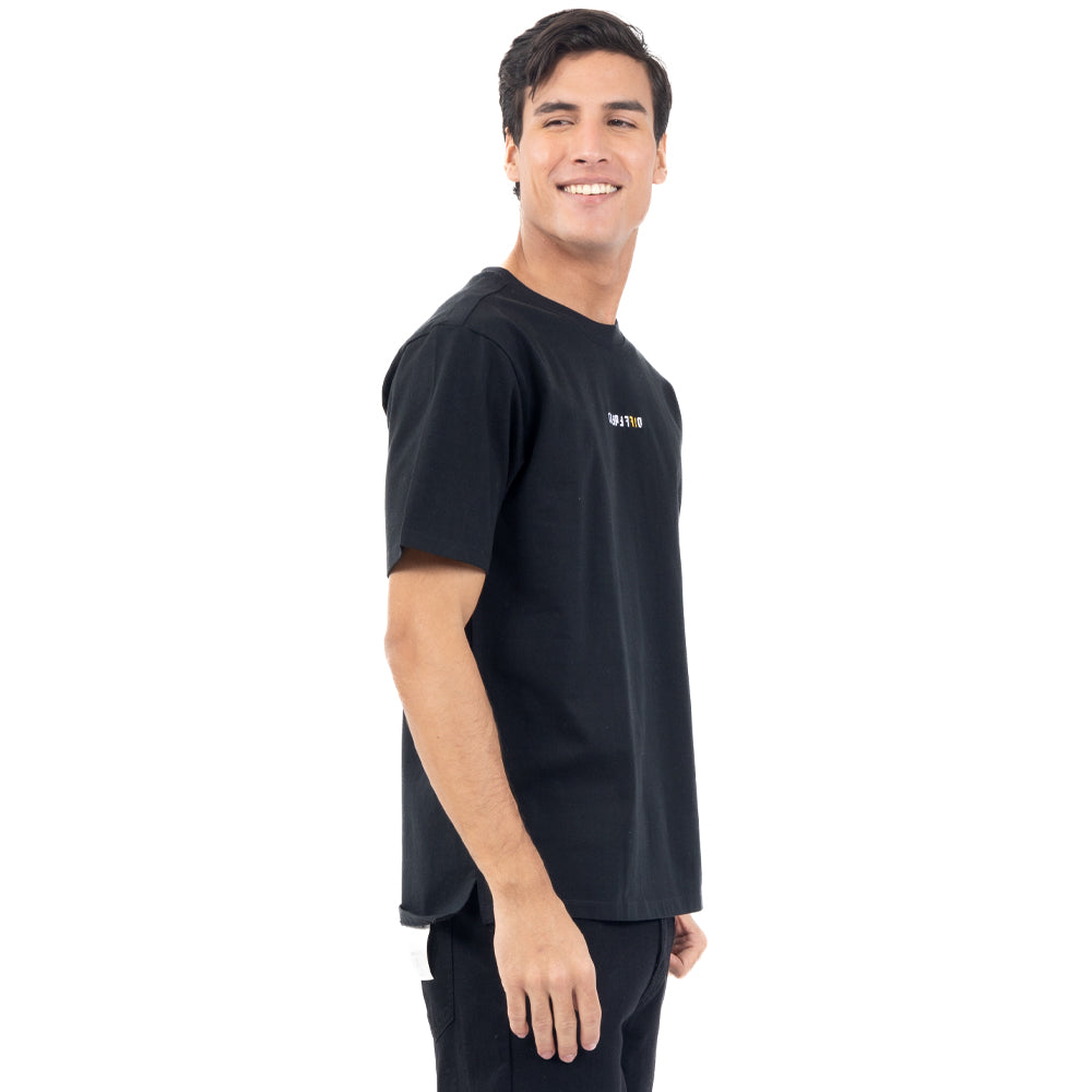 PLAYERA BOX FIT CON BORDADO