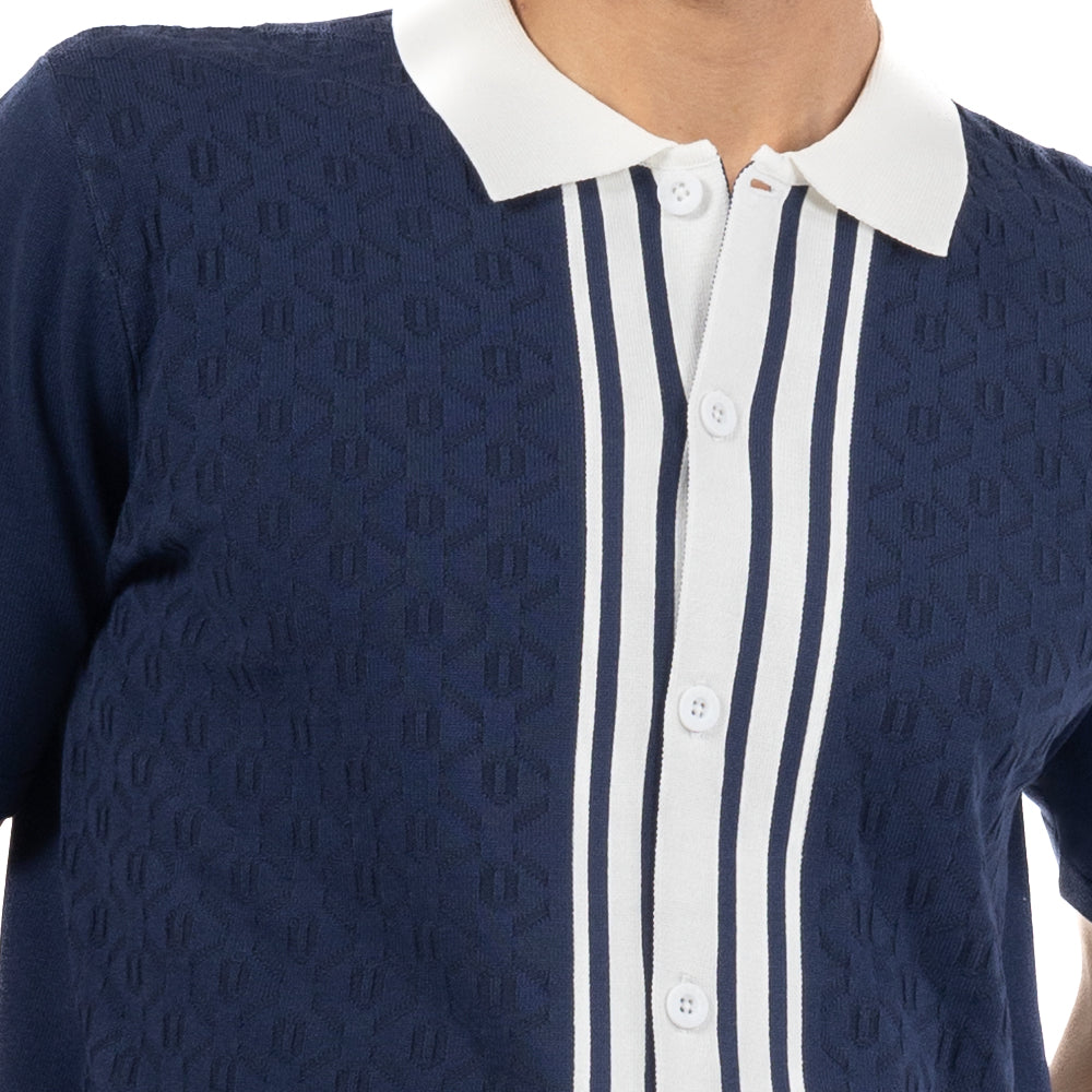 PLAYERA POLO DISEÑO VINTAGE CON BOTONES