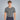 Playera Knit con Contraste para Hombre Quarry #color_gris-oscuro