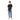 Playera Oversized Henley para Hombre Quarry #color_negro