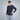 Playera Henley de Manga Larga para Hombre Quarry #color_azul-marino